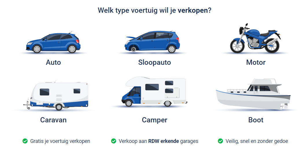 type voertuig selectie op osw.nl